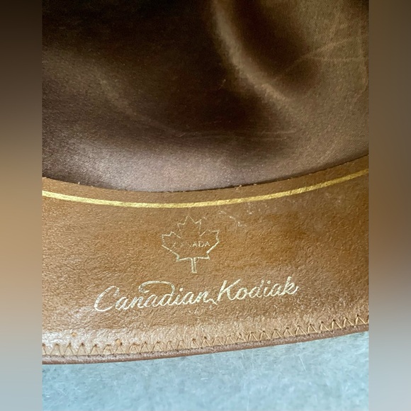 Rare Biltmore 519-96 Deadstock Western Hat Silver Buckle Kodiak Fur Felt Sz 7.5 - Picture 12 of 14